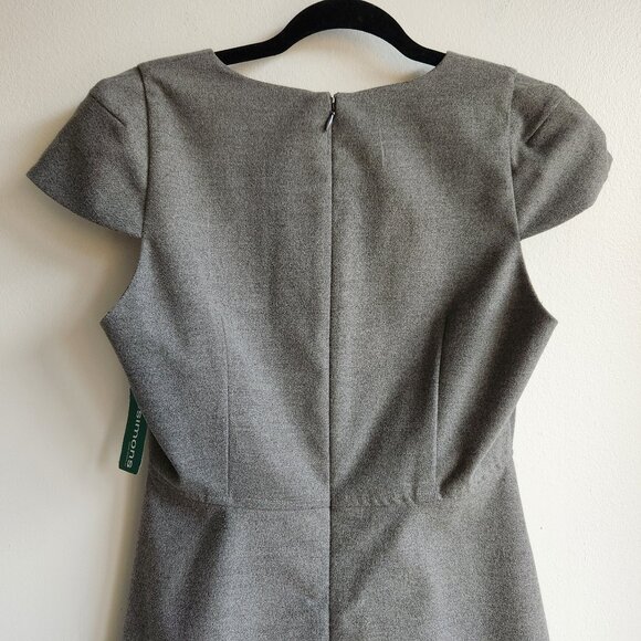 *NWT* Simons Felt-Like Gray Mini Dress – Sz M - Picture 4 of 8